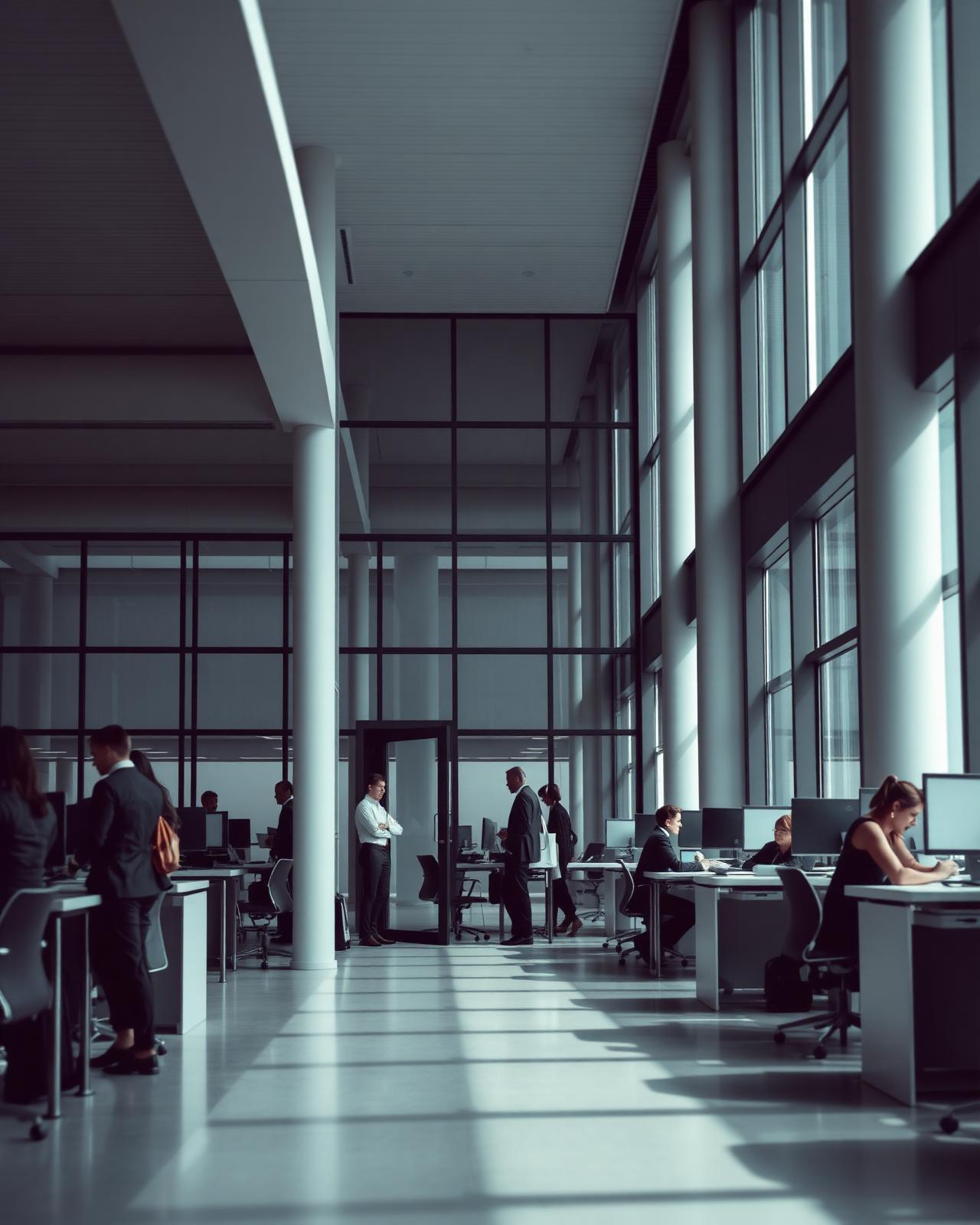 Modern corporate workspace